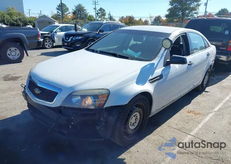 2012 Chevrolet Caprice Police из США, поврежденный, VIN 6G1MK5U25CL654866